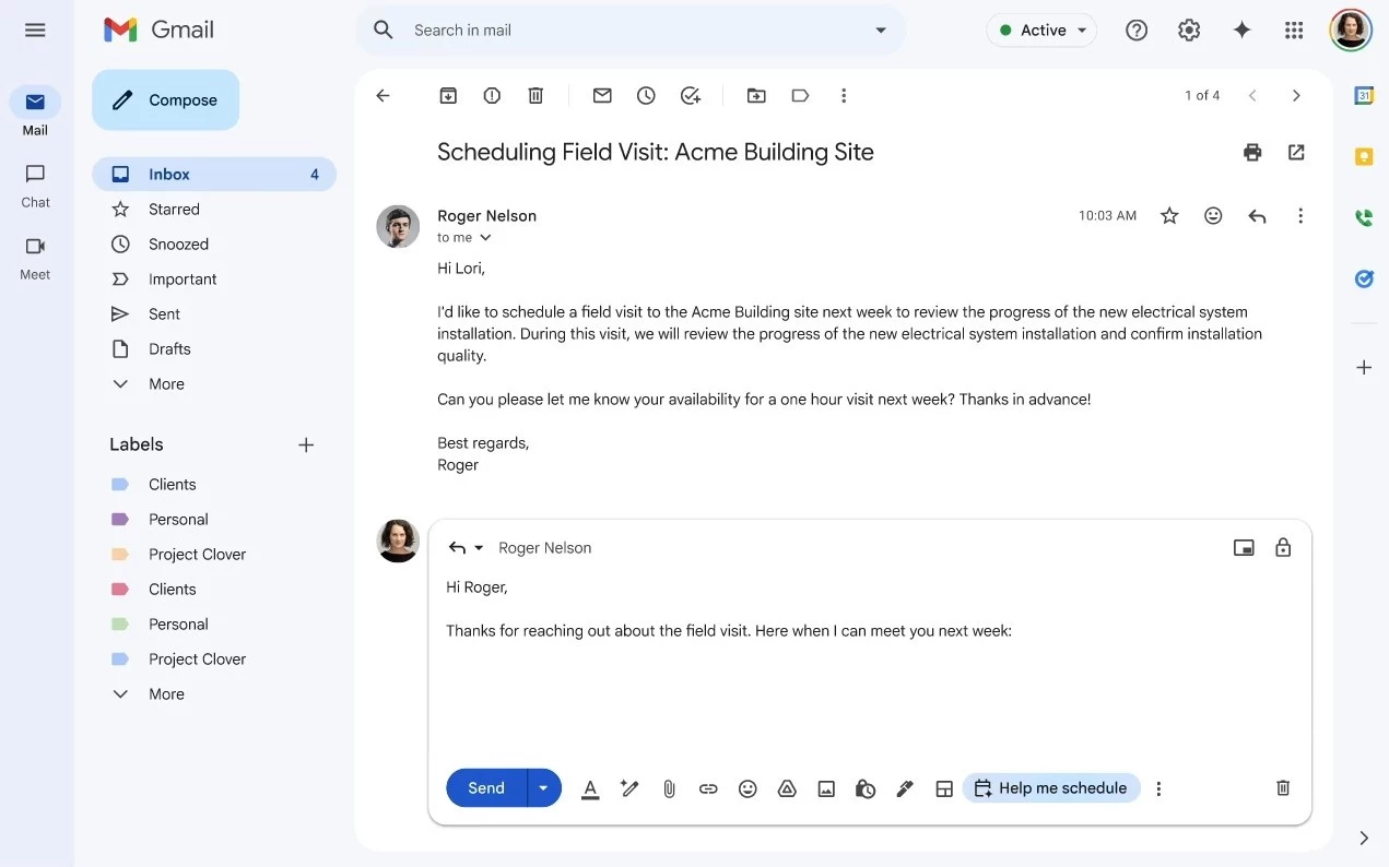 Google, Help Me Schedule Özelliğini Tanıttı