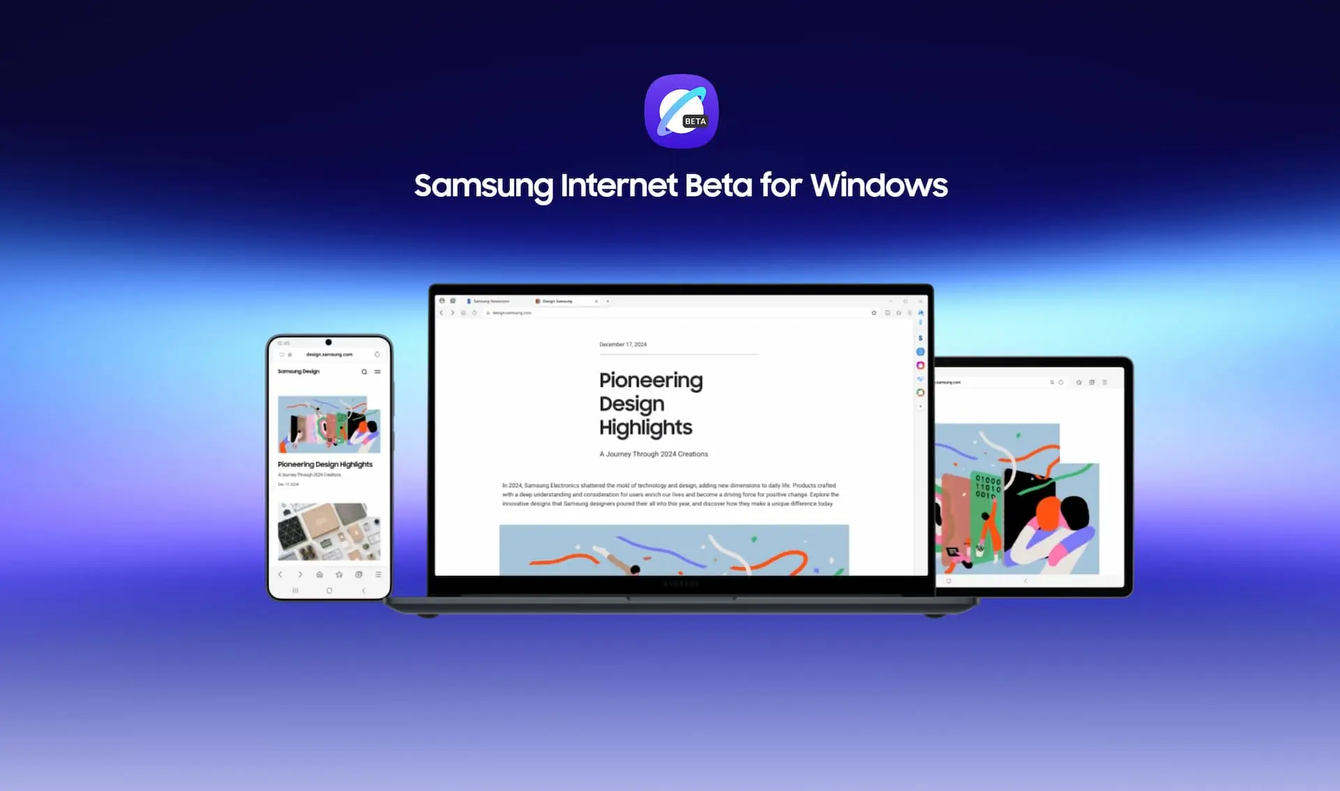 Samsung İnternet PC’de